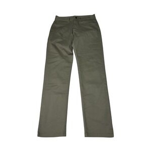 NWT Backcountry Mens Travel Straight Leg Pant Olive‎ Night Green Size 30X31